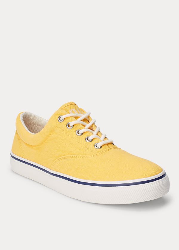 Men's Polo Ralph Lauren Harpoon Canvas Sneakers | 043798RKC